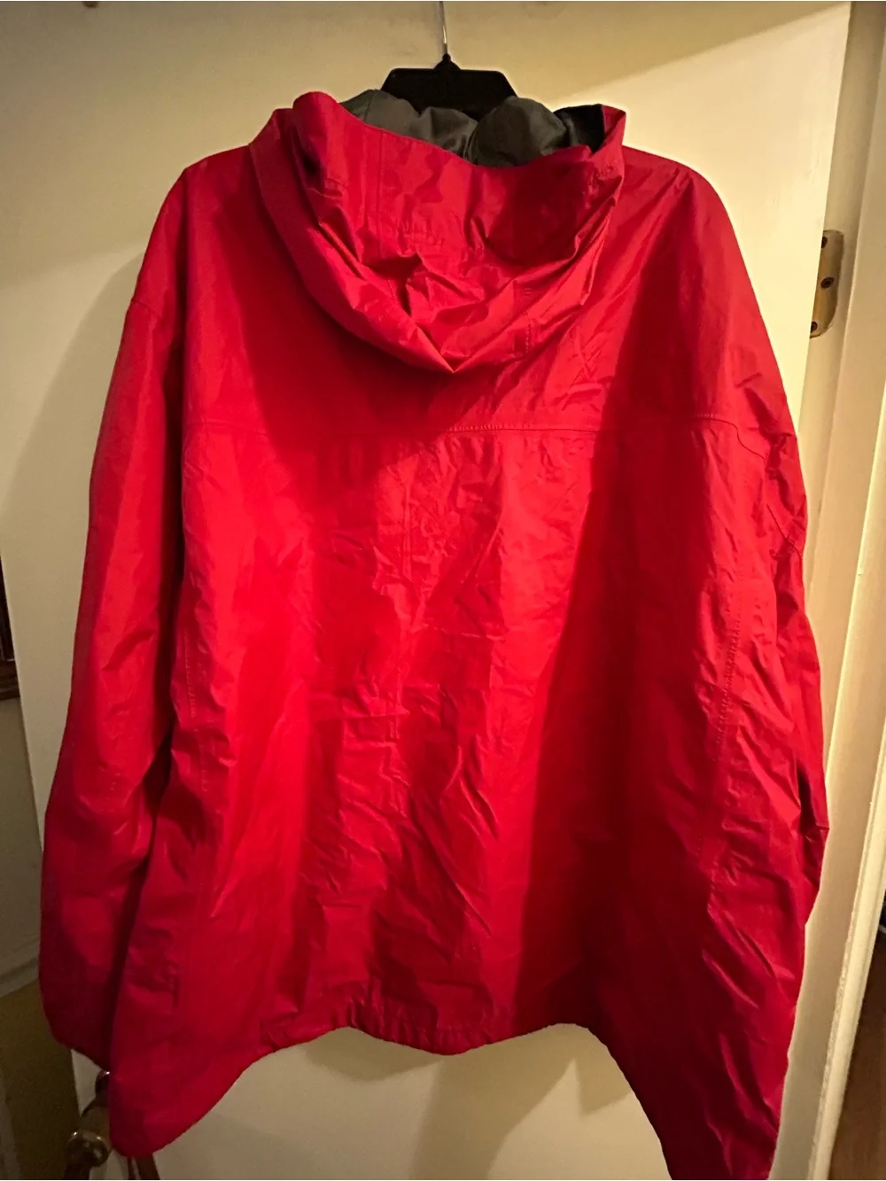 Columbia Men’s Omnitech Waterproof & Breathable Red Hooded Zip Jacket, Sz XXL